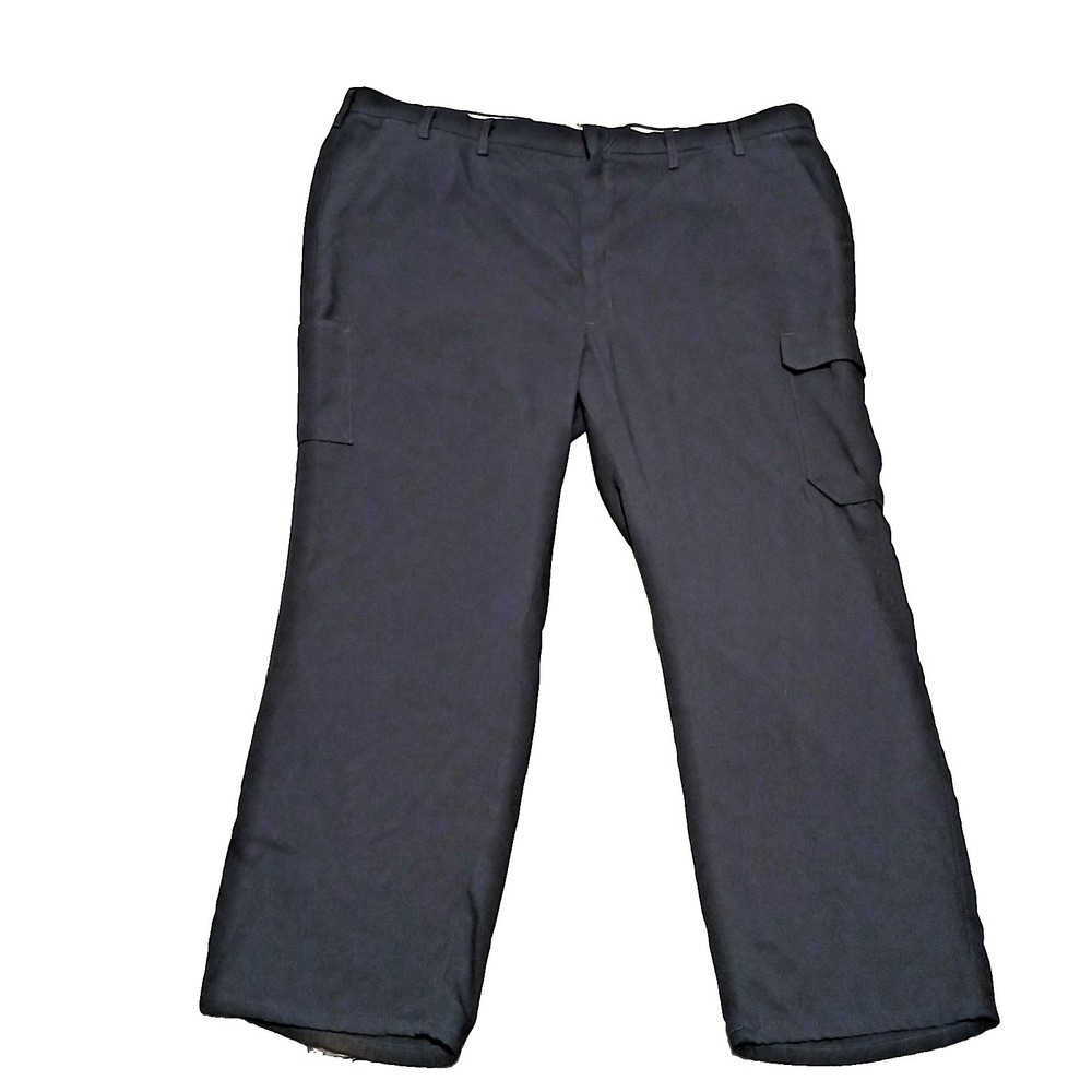 Bulwark FR Flame Fire Resistant Men Navy Cargo Work Pant CAT2 2112 50 PMU2NV6
